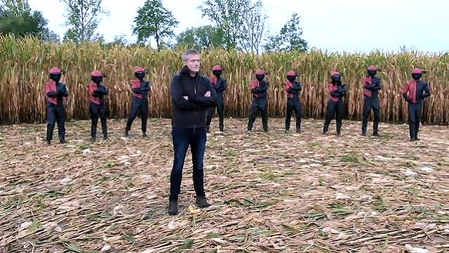 Gilles de Coster met de 10 Vlaamse Kandidaten